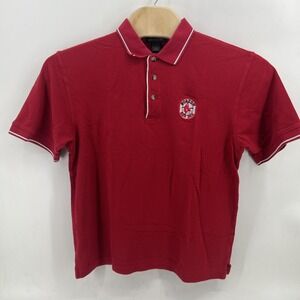 Boston Red Sox Polo Shirt Antigua Mens Medium MLB Vintage 100% Cotton